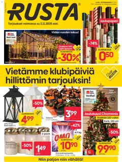 Kaupan Rusta Tarjoukset esikatselu, voimassa 27/10/2025