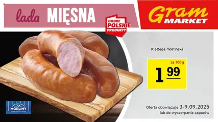 Pogląd gazetki "Lada Mięsna" ze sklepu Gram Market ważnej od 05.09.2025