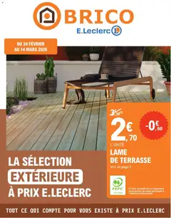 Prévisualisation de Catalogue du magasin Brico E.Leclerc formulaire valide 24/02/2026