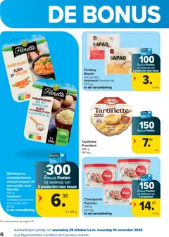 Voorbeeld van Folder week 44 van winkel Carrefour geldig vanaf 29/10/2025 | Pagina: 6