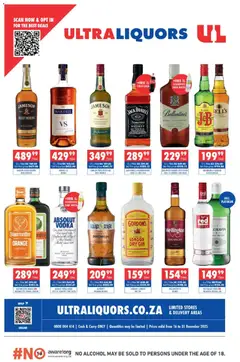Preview of Ultra Liquors flyer valid from 16/12/2025