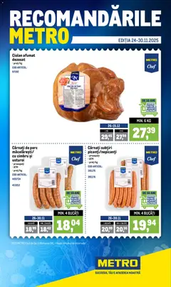 Previzualizarea de cataloage: Metro Catalog nou valabil de la 24.11.2025