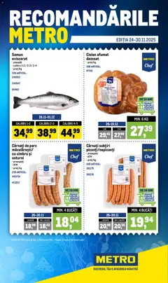 Previzualizarea de cataloage: Metro Catalog nou valabil de la 24.11.2025