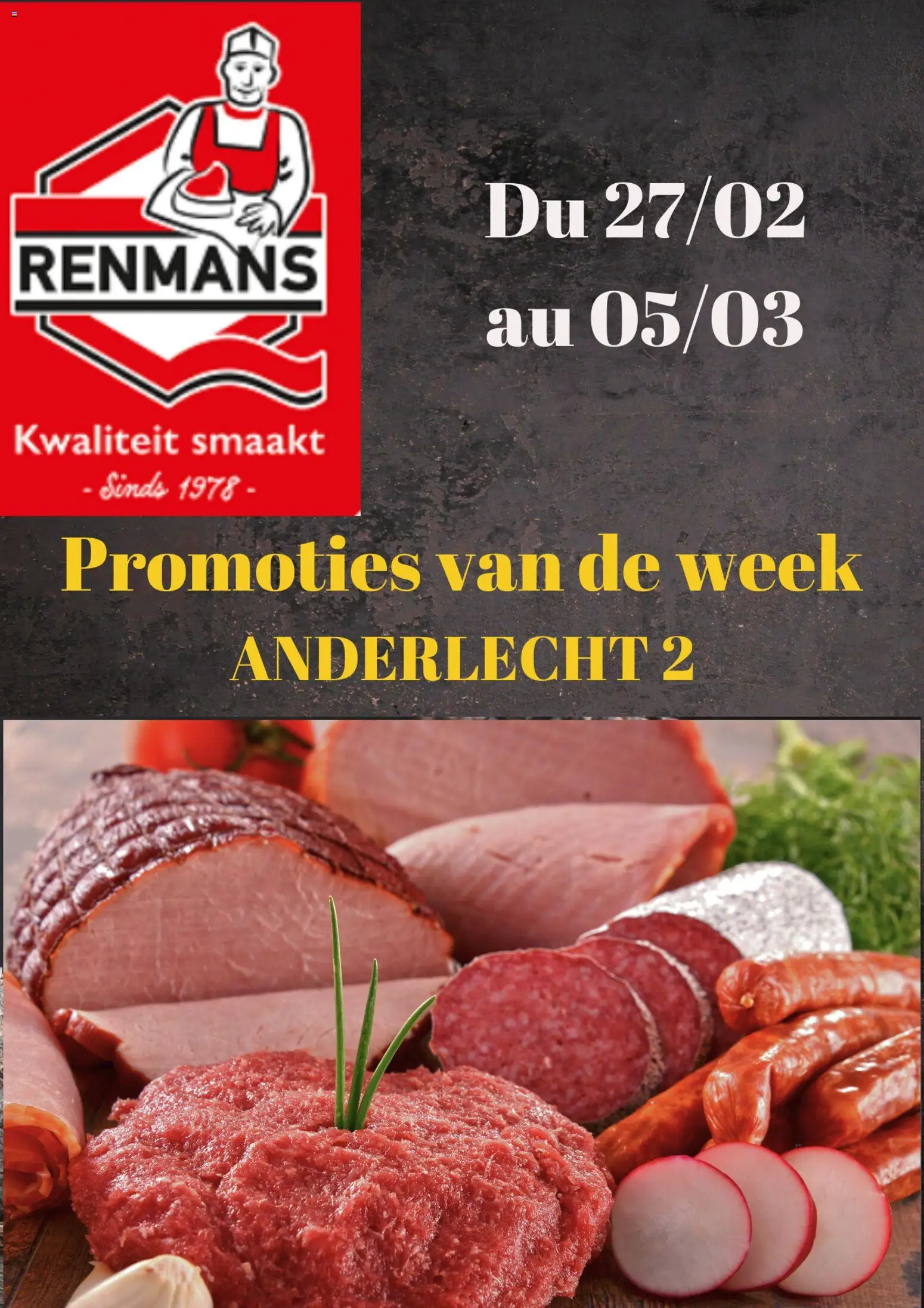 Voorbeeld van Folder / Publicité van winkel Renmans geldig vanaf 27/02/2026