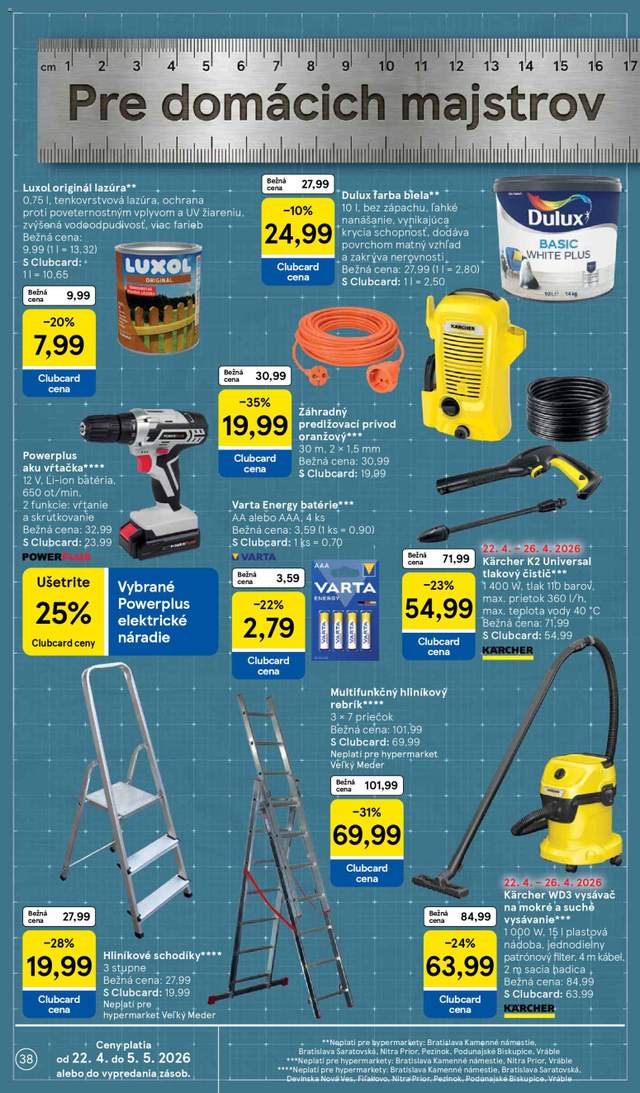 Nový Tesco leták od 22.04.