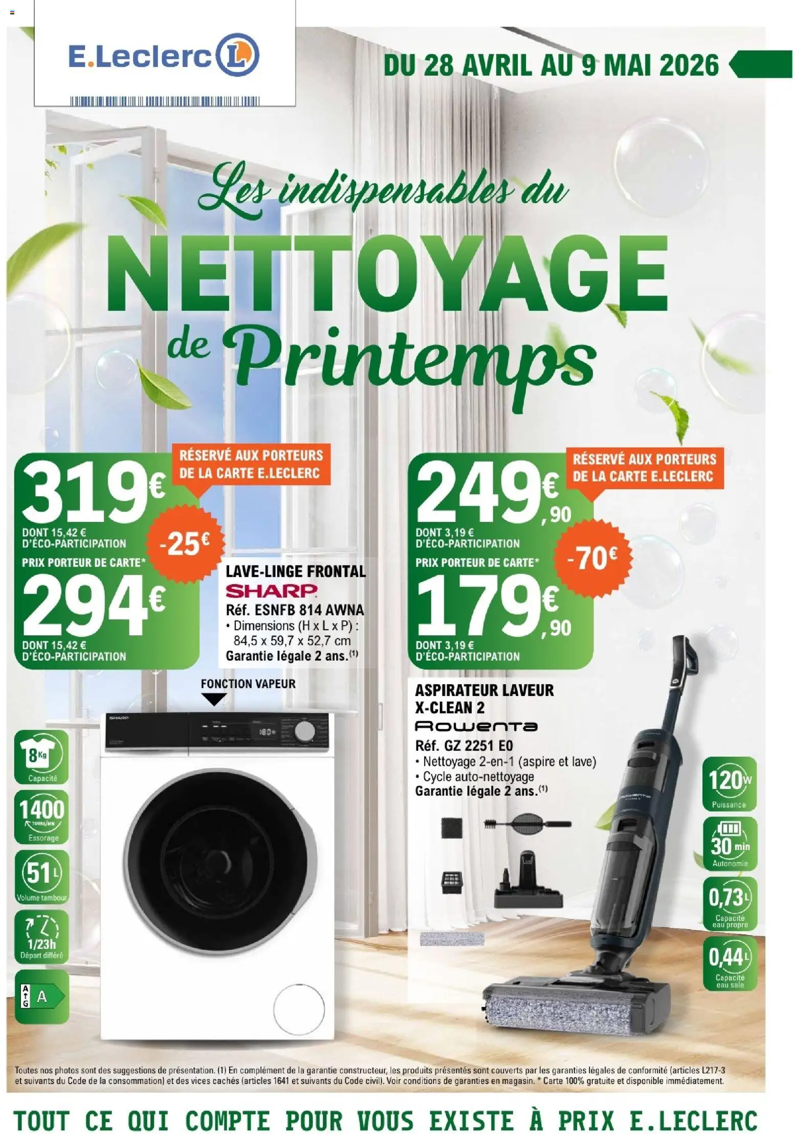 Prévisualisation de E.Leclerc Nettoyage de printemps du magasin E.Leclerc formulaire valide 28/04/2026