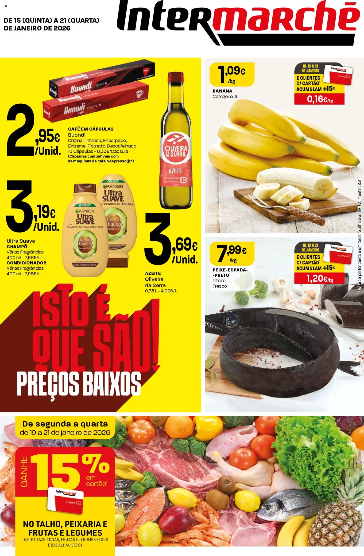 Pré-visualização do folheto da loja Intermarché válida a partir de 15/01/2026