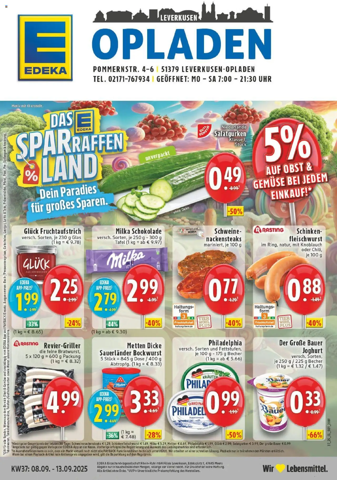 EDEKA Prospekt ab 07.09.2025 - Prospekt Leverkusen Online