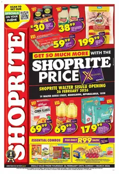 Preview of Shoprite flyer valid from 26/02/2026