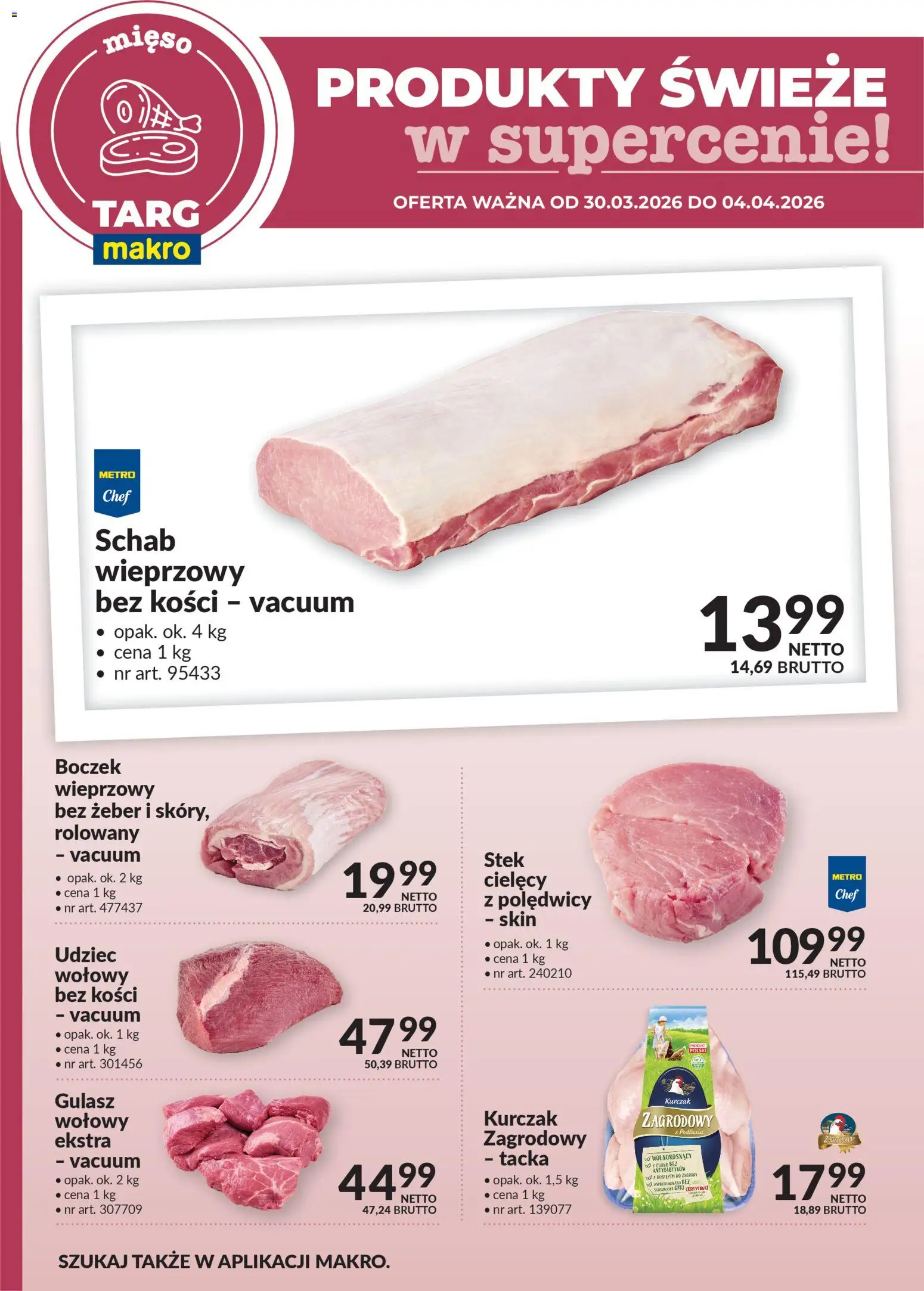 Pogląd gazetki "Makro gazetka - Produkty świeże w supercenie" ze sklepu Makro ważnej od 30.03.2026