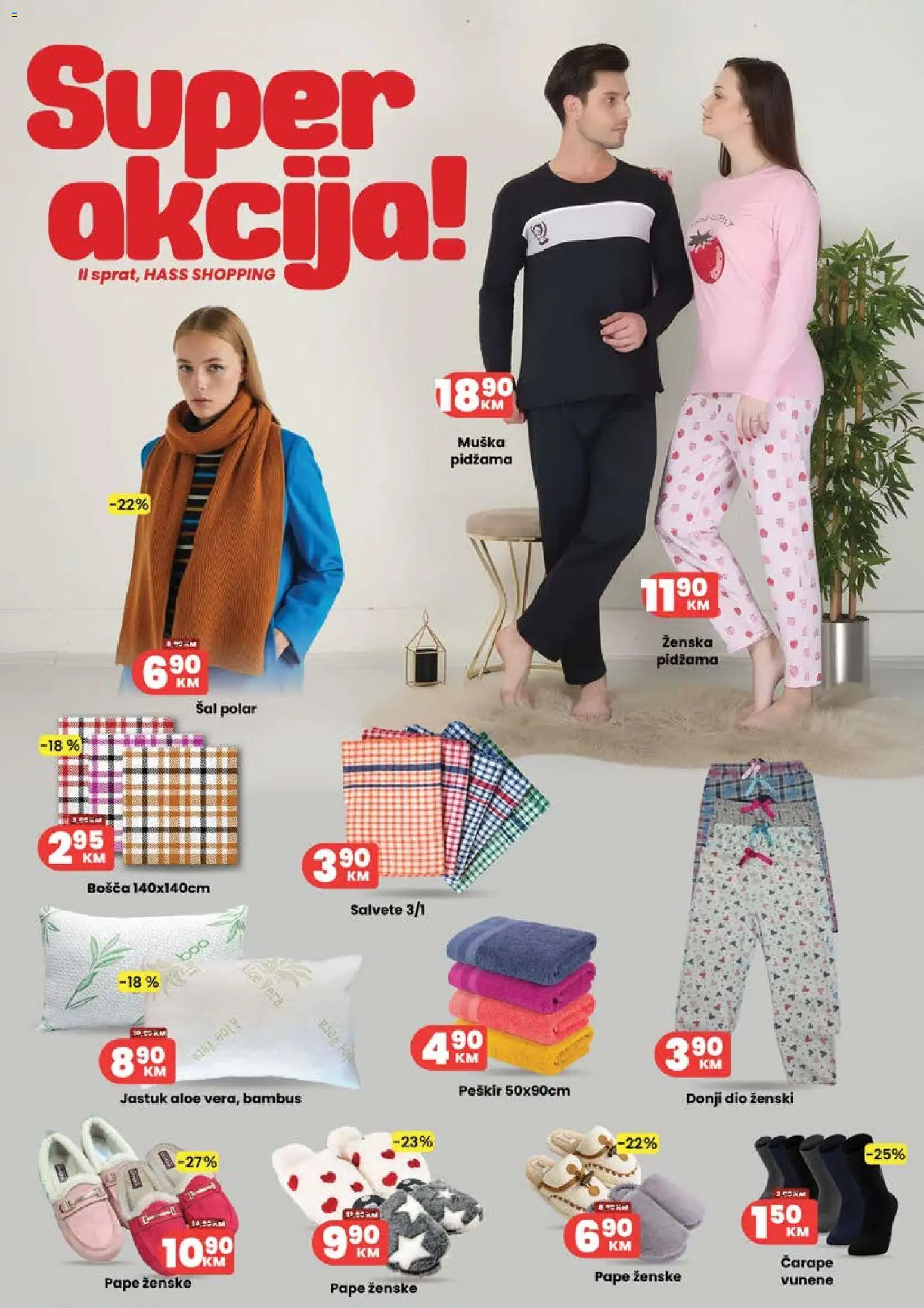 Pregled letka Katalog trgovine Hass vrijedi od 2026.01.05