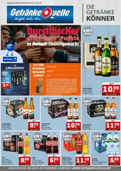 Vorschau von dem Prospekt des Geschäftes Getränke Quelle, gültig ab dem 29.09.2025