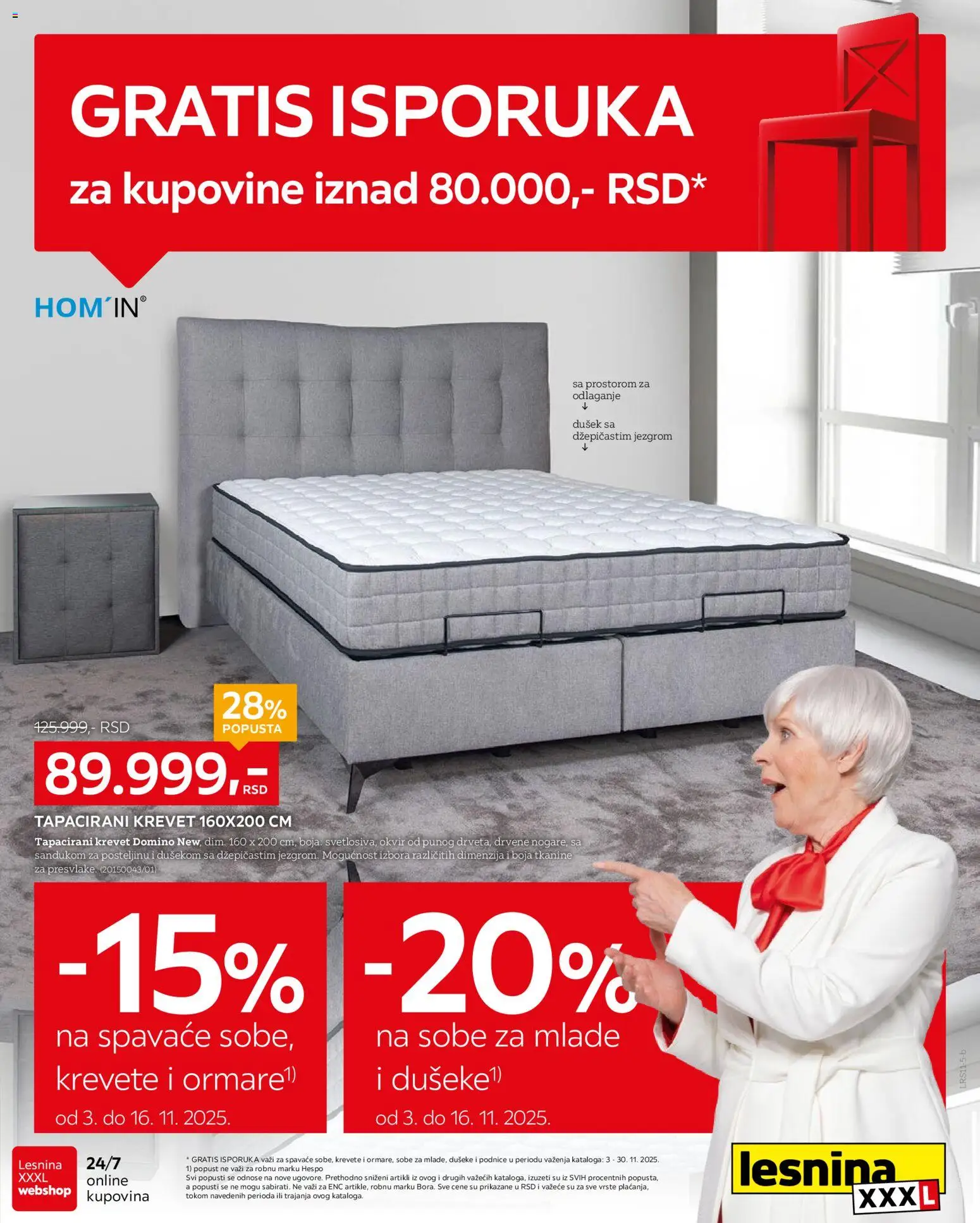 Pregled Lesnina XXXL kataloga - važi od 03.11.2025