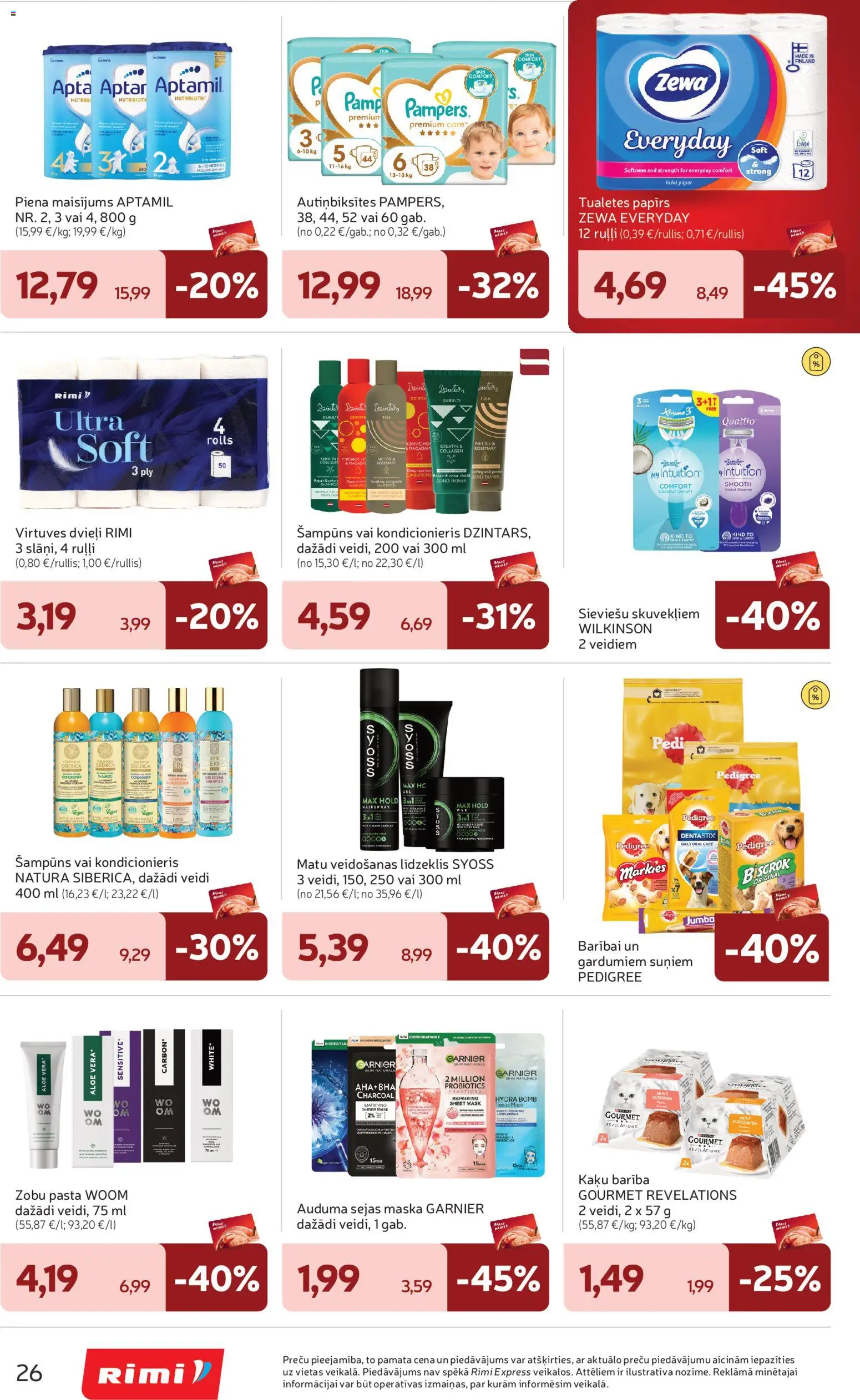 Skatīt Rimi akciju bukletu, derīgs no 2025.12.09