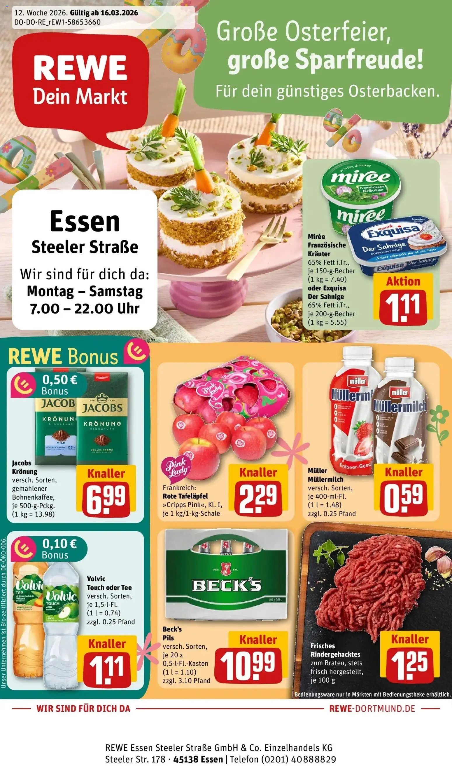 Vorschau von dem Prospekt des Geschäftes Rewe, gültig ab dem 16.03.2026