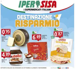 Anteprima dell'opuscolo Volantino Iper Crotone dal negozio SISA valido da 24/10/2025