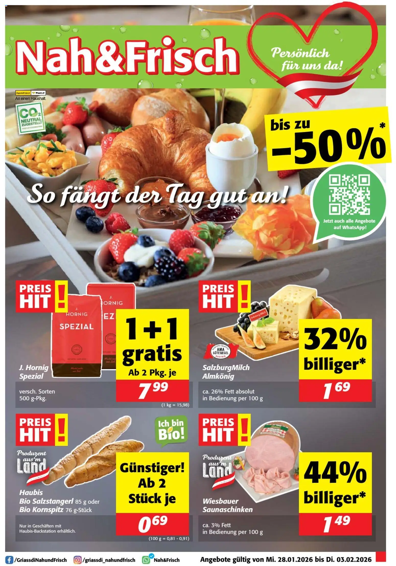 Vorschau der Angebote: Nah und Frisch Flugblatt gültig ab 28.01.2026