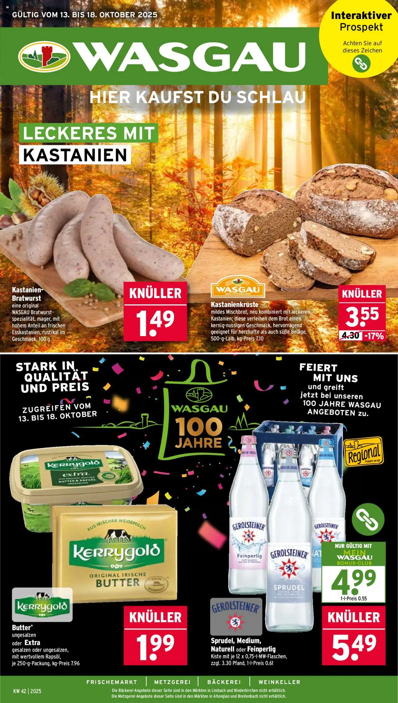Wasgau Prospekt (vom 13.10.2025 - 18.10.2025)
