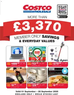 Preview of Costco ENGLAND ONLY valid from 01/09/2025