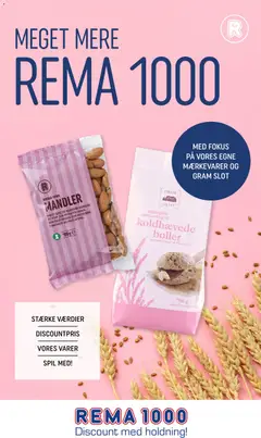 Eksempel på tilbudsavis Rema 1000 - Meget mere REMA 1000 fra butik Rema 1000 gyldig fra 18/04/2026