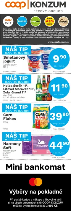 Náhled nabídky: Konzum Leták platný od 07.01.2026