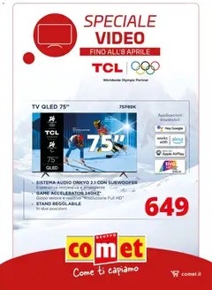 Anteprima dell'opuscolo Comet volantino TCL dal negozio Comet valido da 20/03/2026