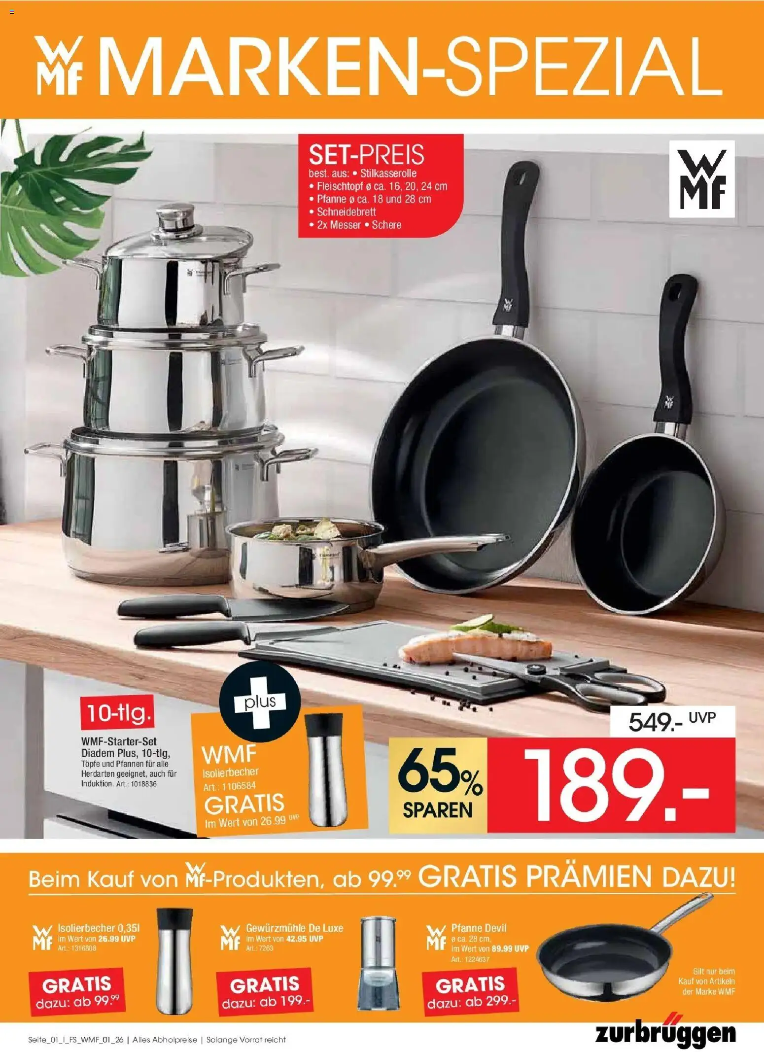 Vorschau von dem Prospekt des Geschäftes Zurbrüggen, gültig ab dem 16.03.2026