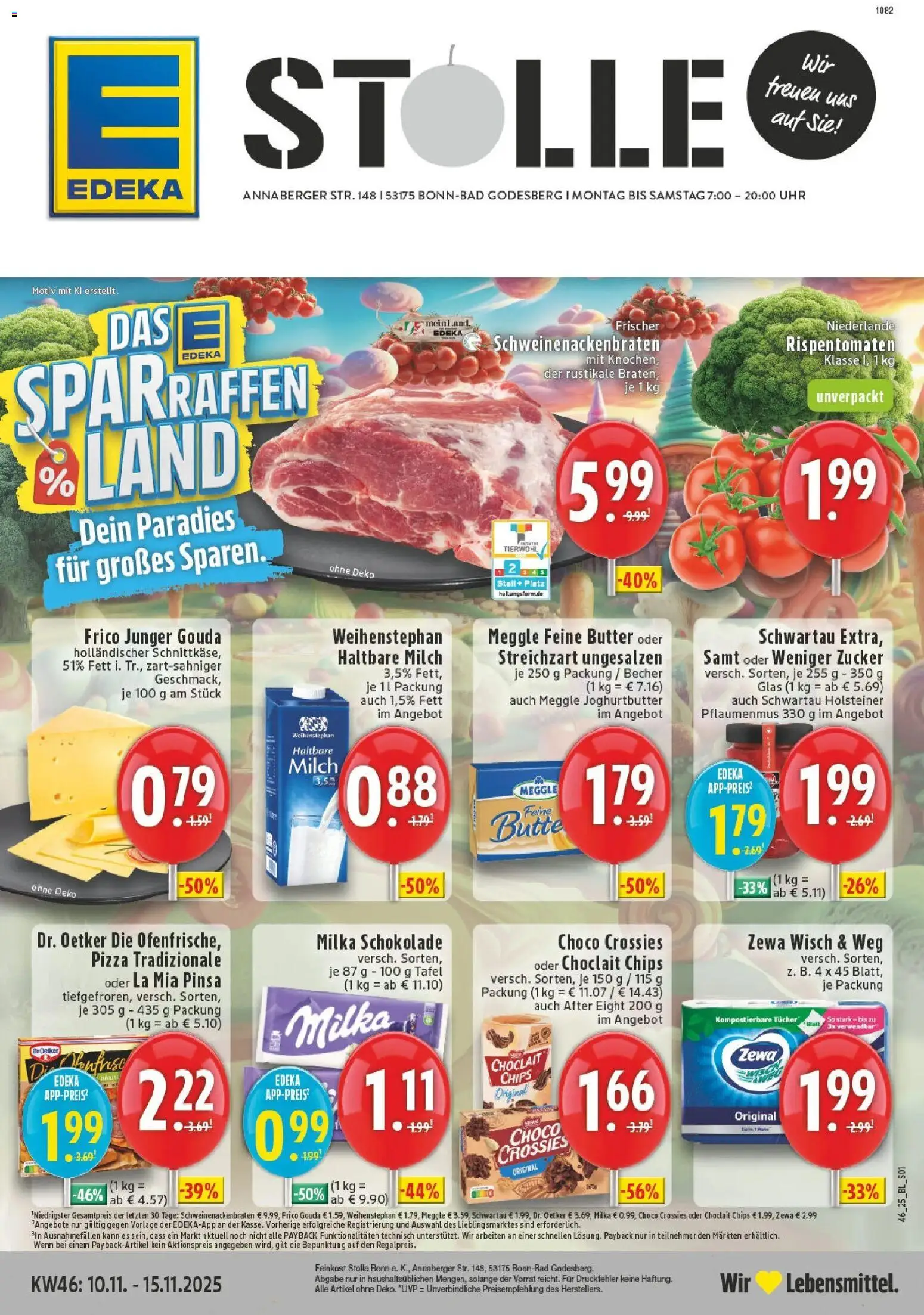 Vorschau von dem Prospekt des Geschäftes Edeka, gültig ab dem 09.11.2025