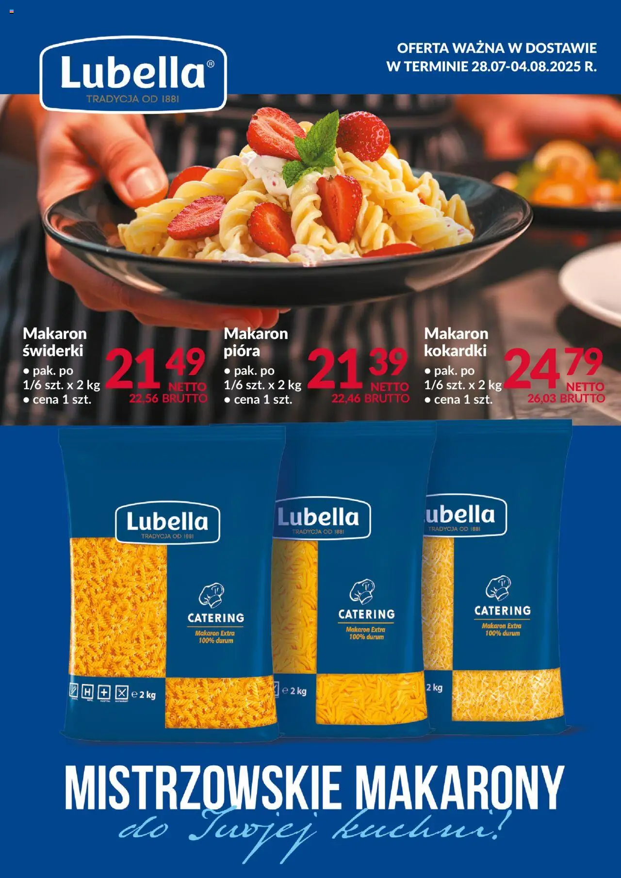 Makro Lubella od 28.07.2025 - Nowa Gazetka - Numer strony 1