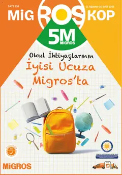 Migros 5M Migroskop Dijital 21.08.2025 - Broşürünün önizlemesi