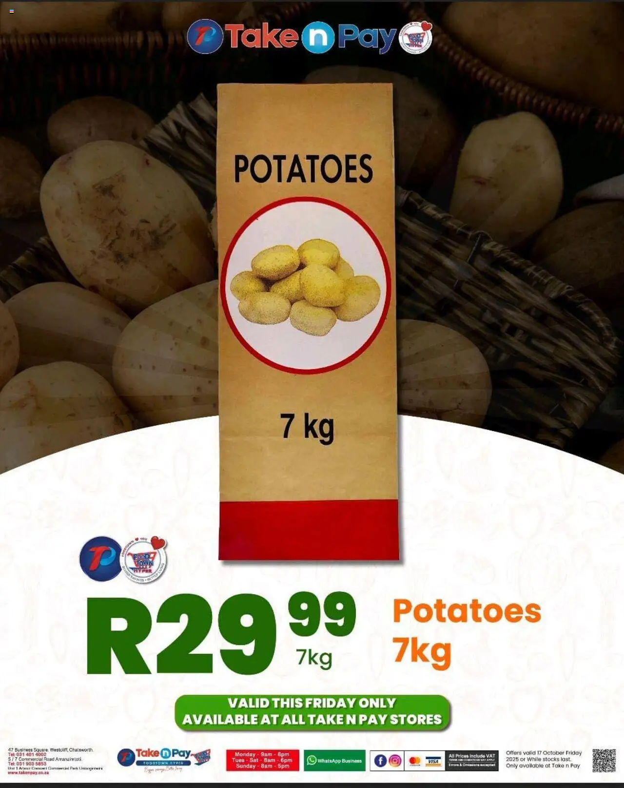 Take n Pay Big Deal Alert! from 17/10 - 17/10/2025 > Promotions
