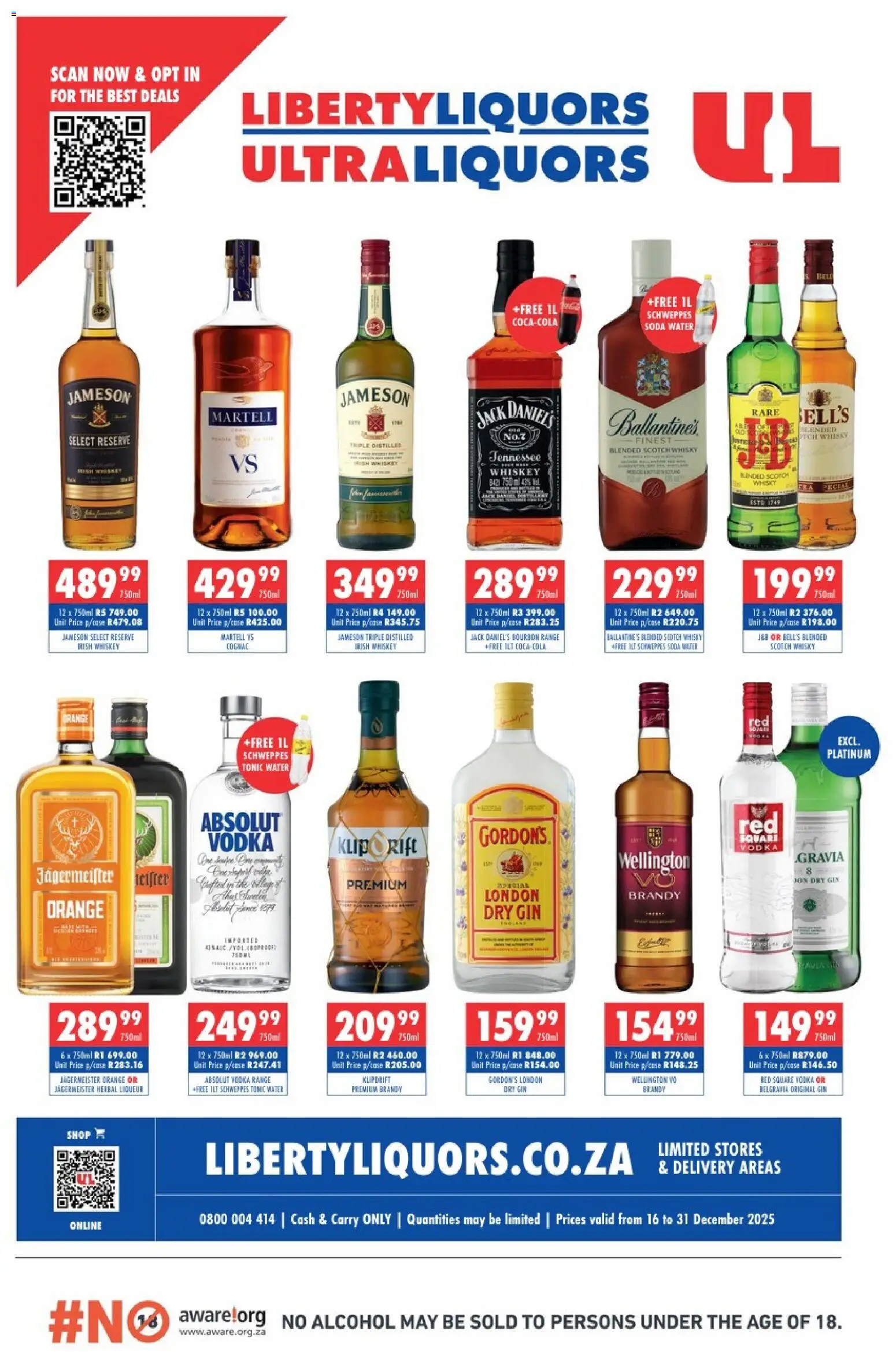 Preview of Ultra Liquors flyer valid from 16/12/2025