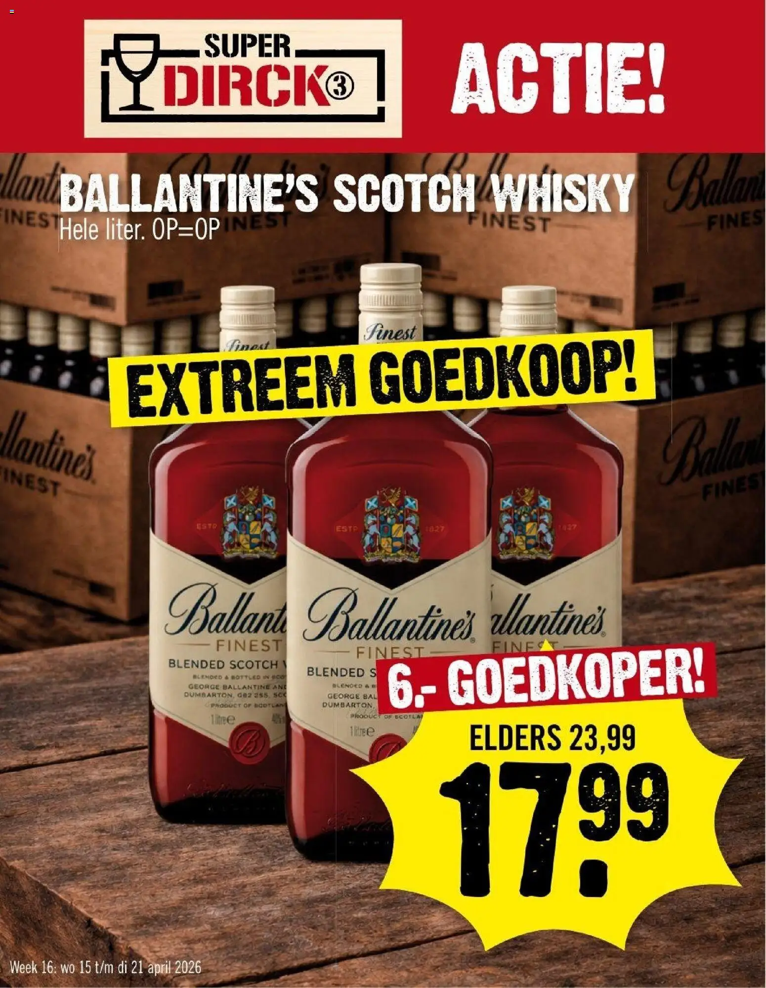 Voorbeeld van Dirk Folder / Publicité van winkel Dirk geldig vanaf 15/04/2026