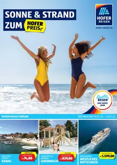 Vorschau der Angebote: Hofer Reisen Flugblatt gültig ab 28.01.2026