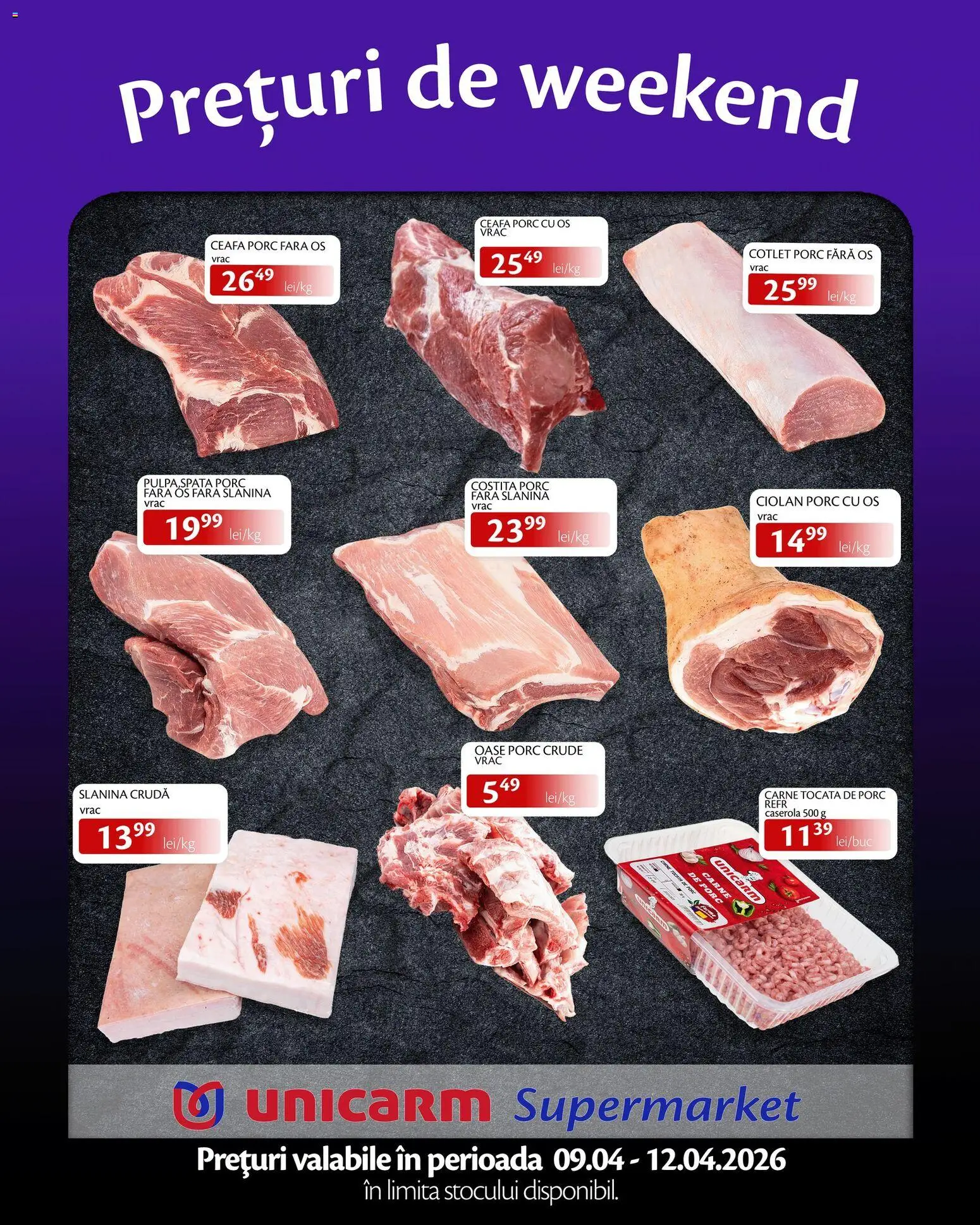 Previzualizarea de cataloage: Unicarm Unicarm Catalog Prețuri de weekend valabil de la 09.04.2026