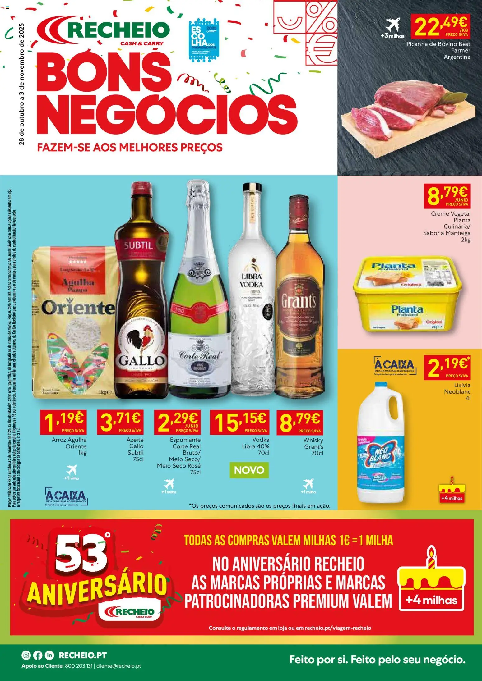 Pré-visualização do folheto da loja Recheio válida a partir de 28/10/2025