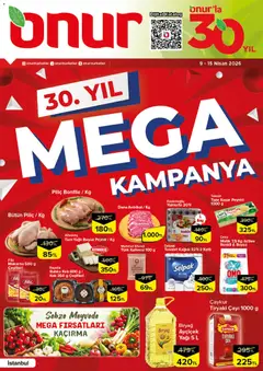 Onur Market Onur Market Katalog - İstanbul 09.04.2026 - Broşürünün önizlemesi