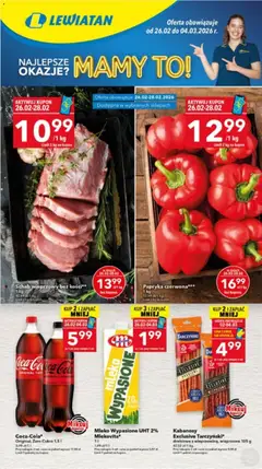 Pogląd gazetki "Ostrów Wielkopolski" ze sklepu Lewiatan ważnej od 26.02.2026