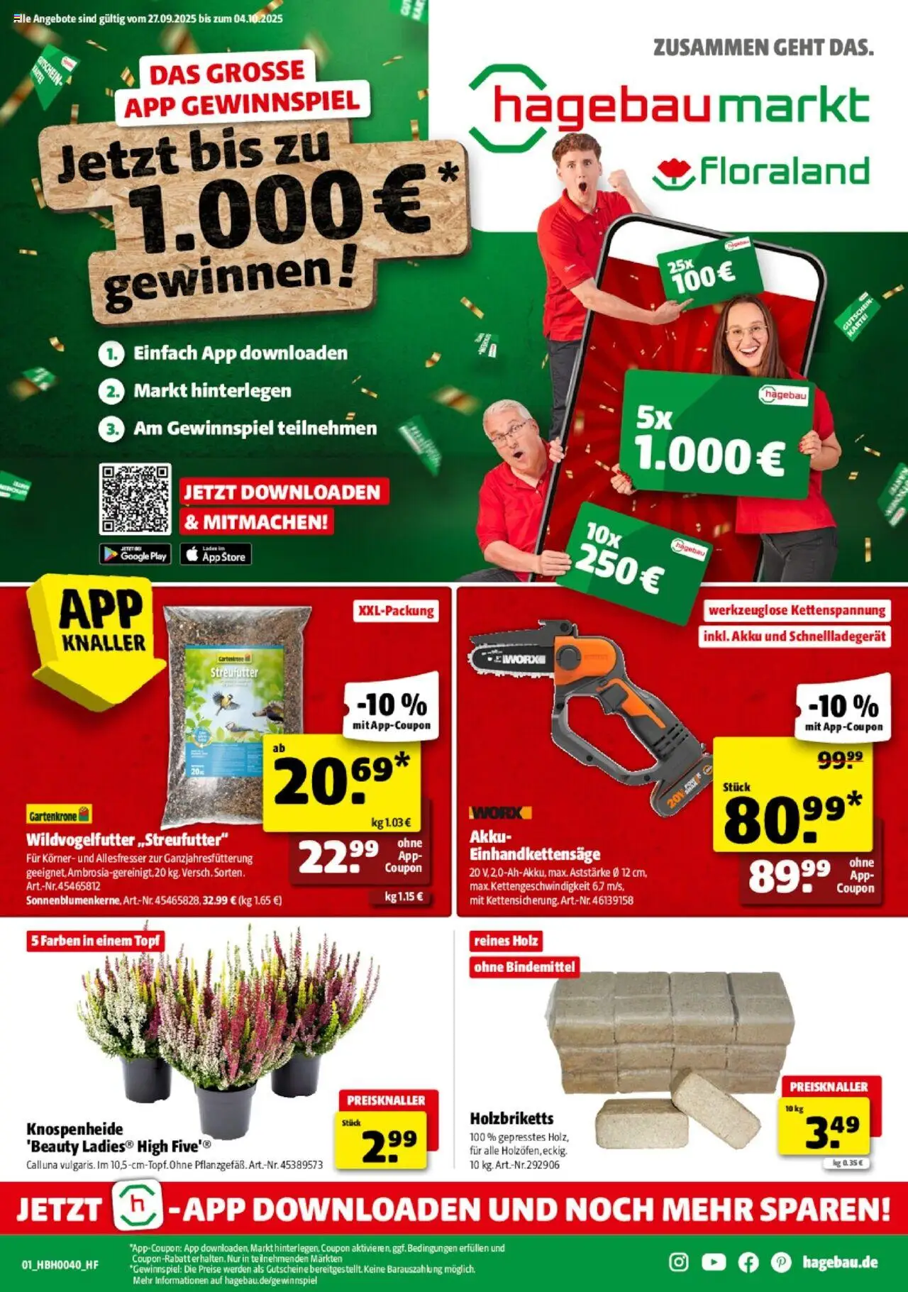 Hagebau Prospekt (vom 27.09.2025 - 04.10.2025)