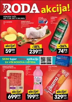 Pregled Roda kataloga - važi od 11.09.2025