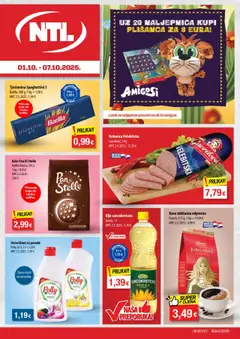 Pregled letka Katalog Sjever trgovine NTL vrijedi od 01.10.2025