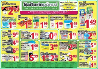 Kaupan Saiturinpörssi Tarjoukset esikatselu, voimassa 02/01/2026