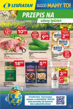Pogląd gazetki "Lewiatan gazetka - Przepis na udany tydzień" ze sklepu Lewiatan ważnej od 19.03.2026