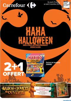 Prévisualisation de Catalogue halloween du magasin Carrefour formulaire valide 21/10/2025