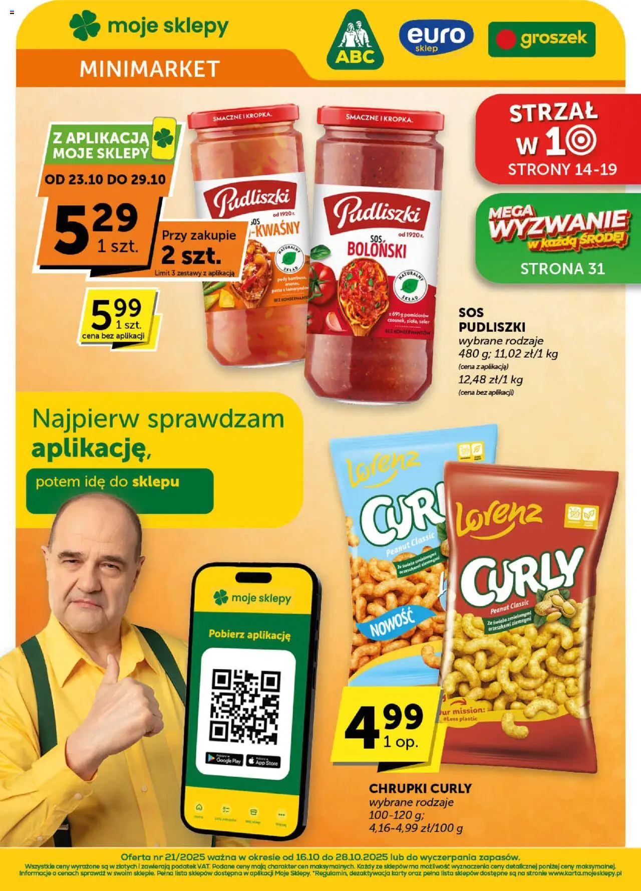 Groszek Minimarket od 16.10.2025 - Nowa Gazetka - Numer strony 1