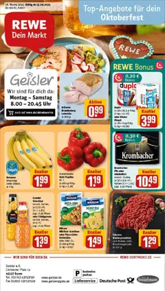 Vorschau von dem Prospekt des Geschäftes Rewe, gültig ab dem 14.09.2025
