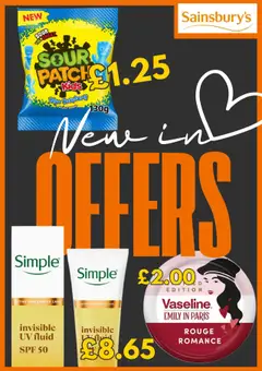 Preview of Sainsbury's Weekly offers valid from 29/07/2025