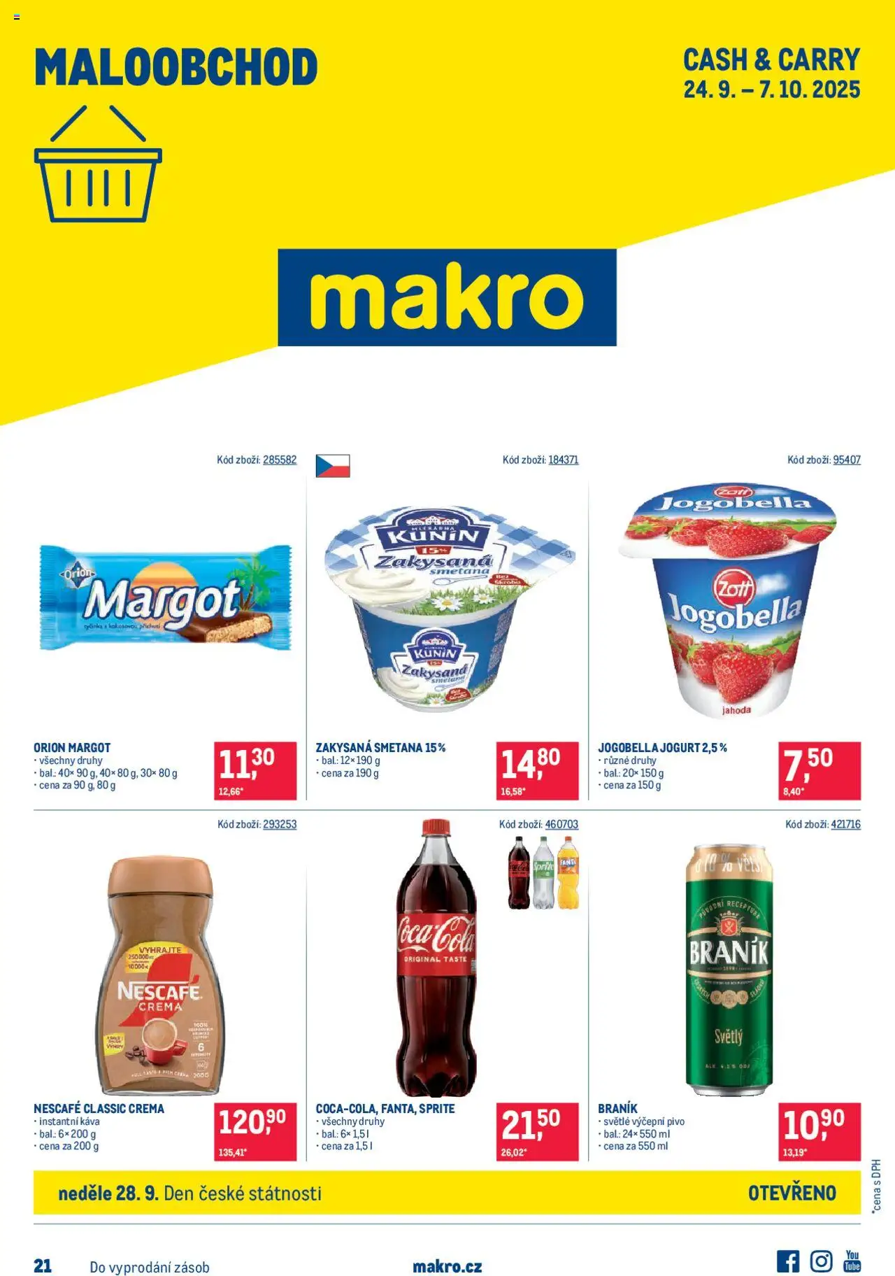  Makro Leták - Maloobchod od 24.09.2025 - Akce Makro