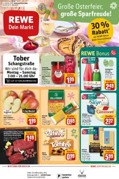 Vorschau von dem Prospekt des Geschäftes Rewe, gültig ab dem 30.03.2026