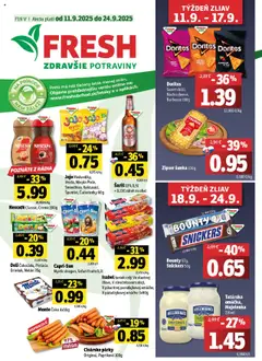 Náhľad Fresh letáku platného od 11.09.2025